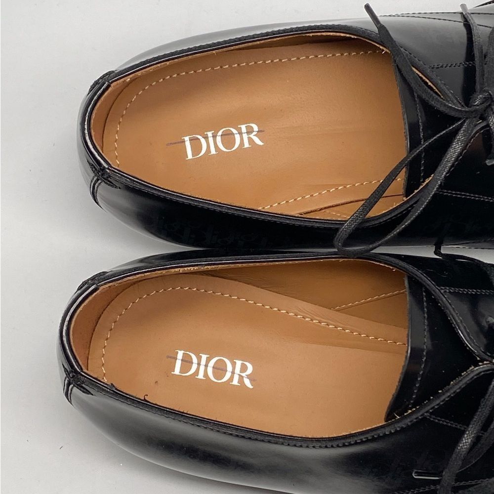 Dior Timeless Derby Shoe with Gray and Black Dior Oblique Gradient size 42 - Picture 13 of 16